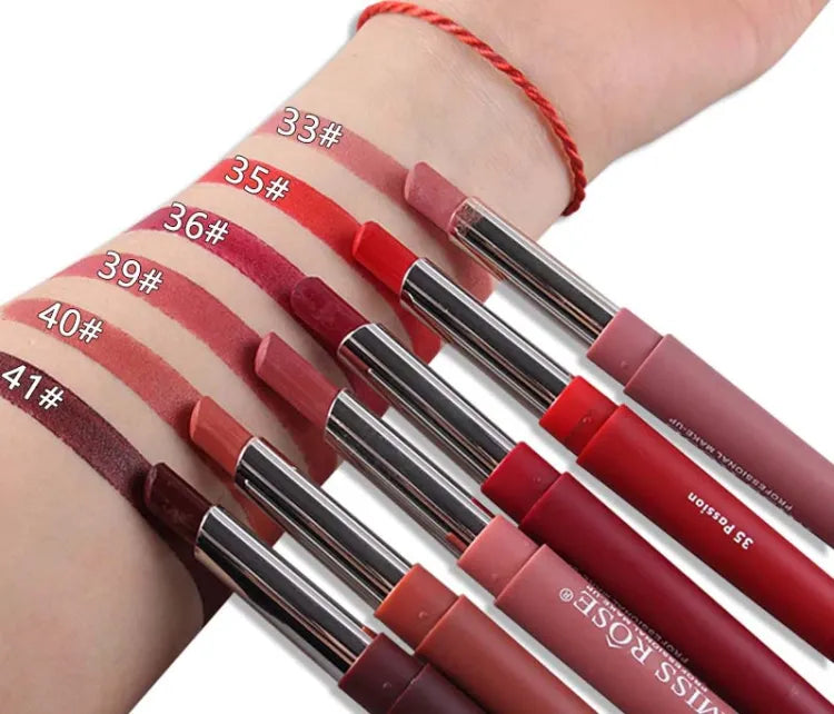Buy Miss Rose High Pigment 2 In 1 Lip Liner + Lipstick in Pakistan