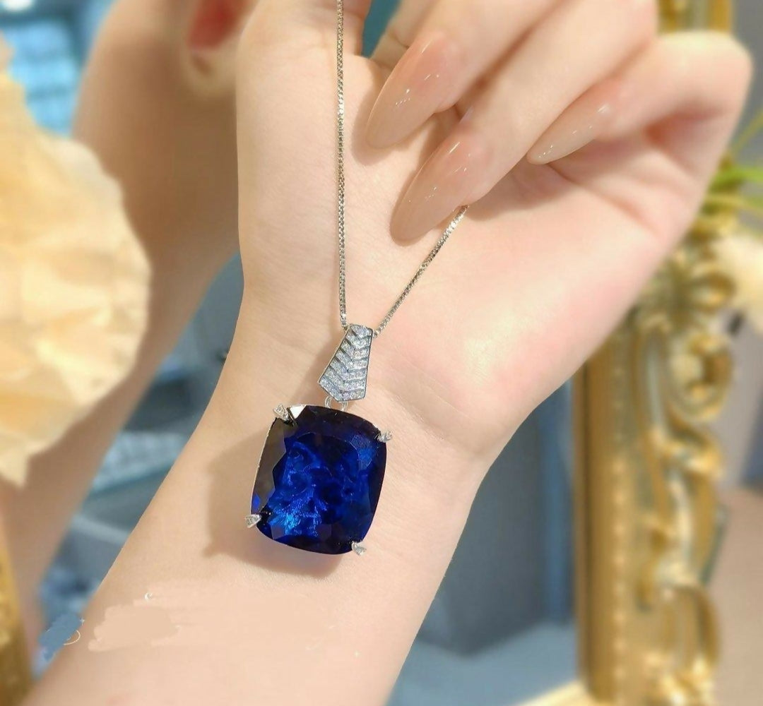 Zircon Crystal Pendant Set-00689 | Women Jewelry | Necklaces & Pendants | Casual jewelry sets | Brand New