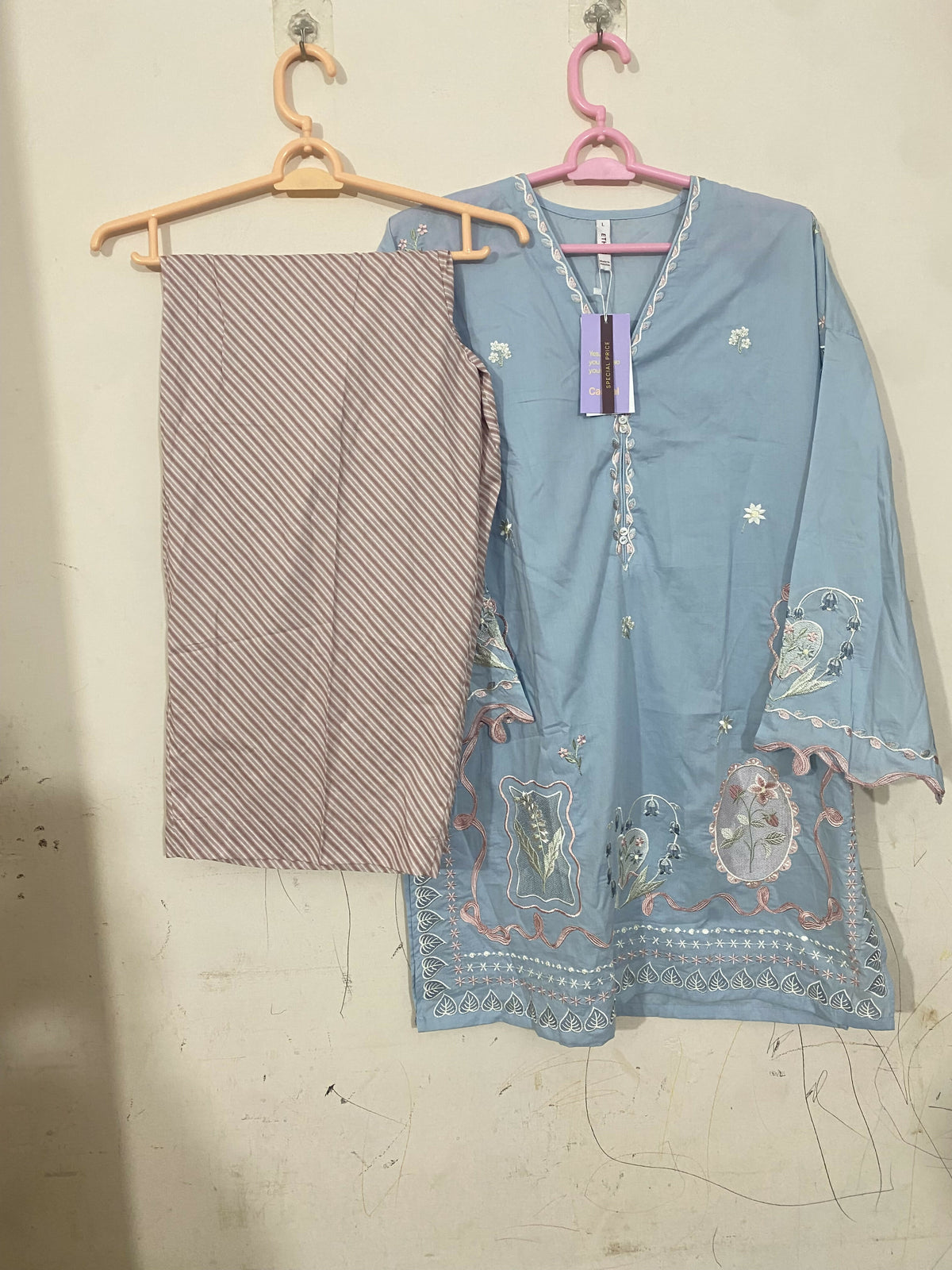Ethnc | Women Branded Kurta | Sky Blue | Large | Brand New