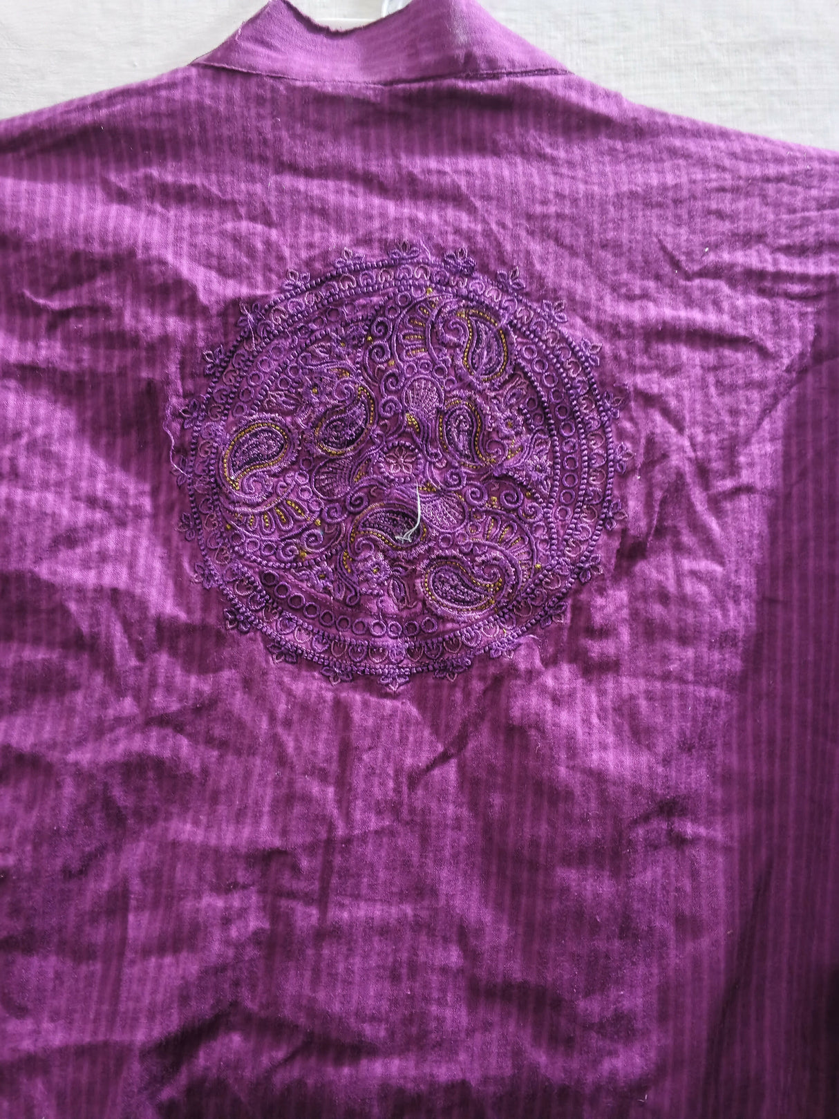 Boys Embroidered Purple Kurta | Boys Shalwar Kameez | Size:30 | Preloved