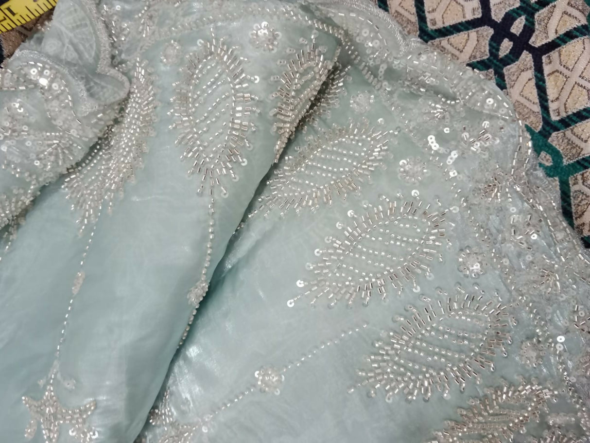 Ocean Blue Saree | Women Locally Made Formals | Sarees | Medium | Worn Once