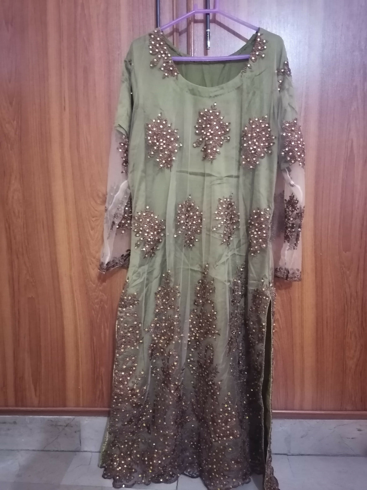 Net & chiffon suit | Women Locally Made Formals | XLarge | Worn Once