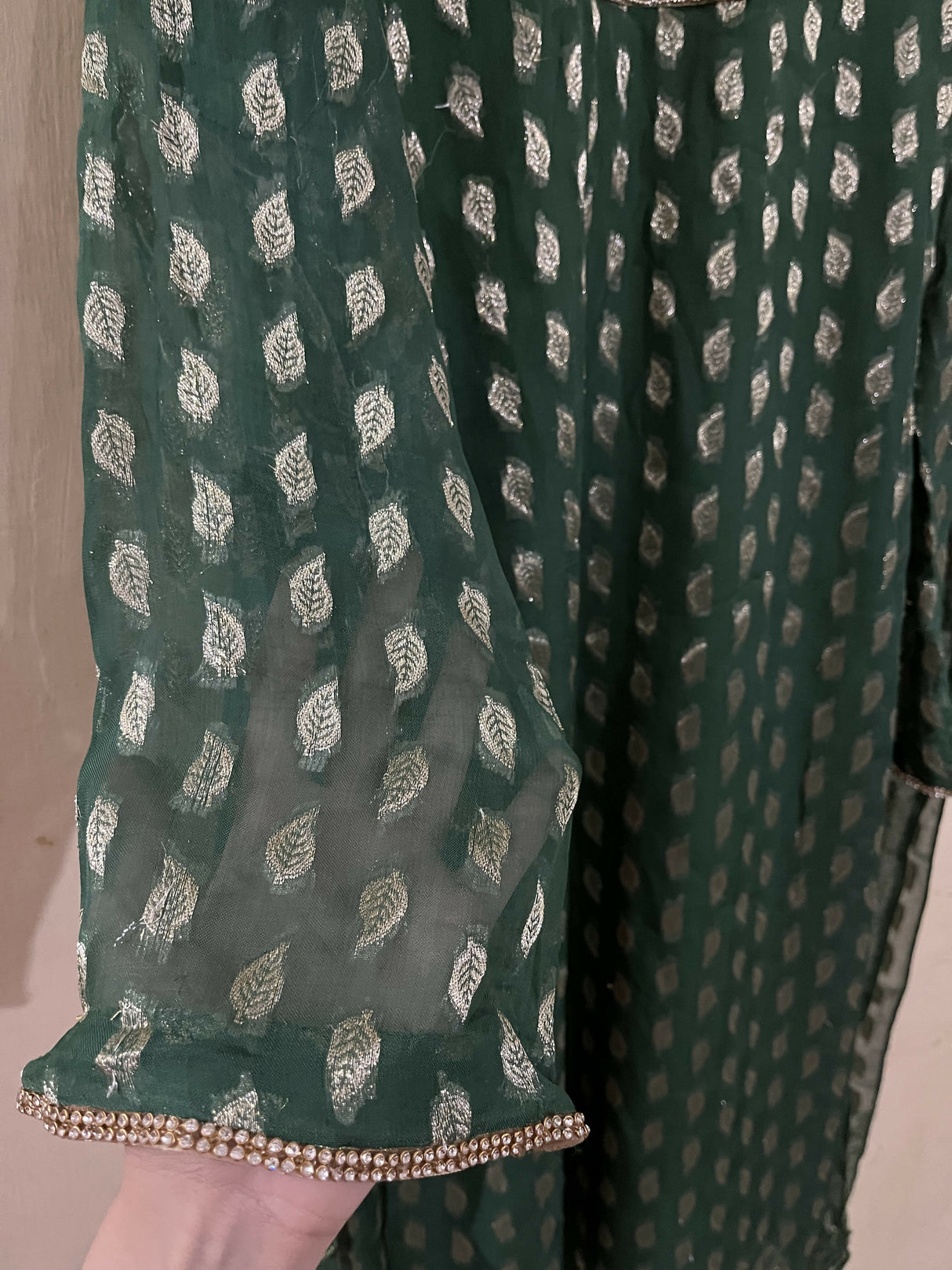 Chiffon 2pc Dress | Women Locally Made Kurta | Small |Preloved