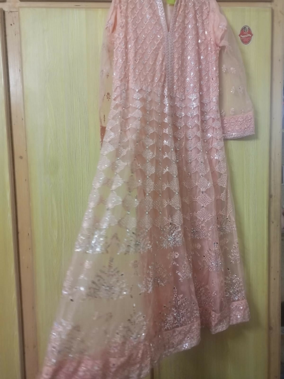 Baby Pink Maxi | Women Locally Made Formals | Medium | Worn Once