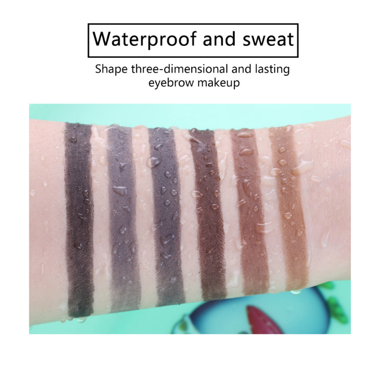 Buy Miss Rose 2 in 1 Double Head Long Lasting Waterproof Eye Brow Pencil & Brush in Pakistan
