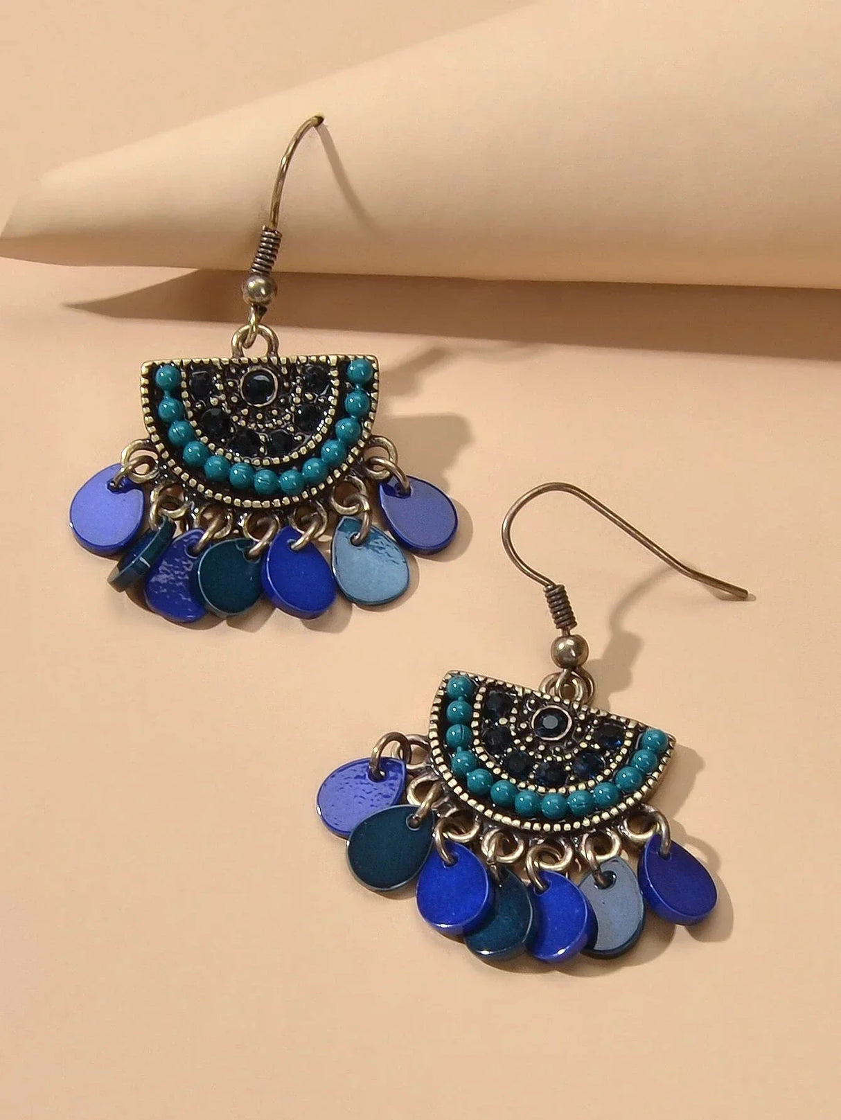 Buy SHEIN Water Drop Tassel Drop Earrings in Pakistan