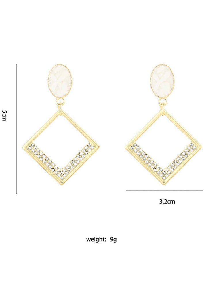 Buy Shein Hollow Out Geo Drop Earrings in Pakistan