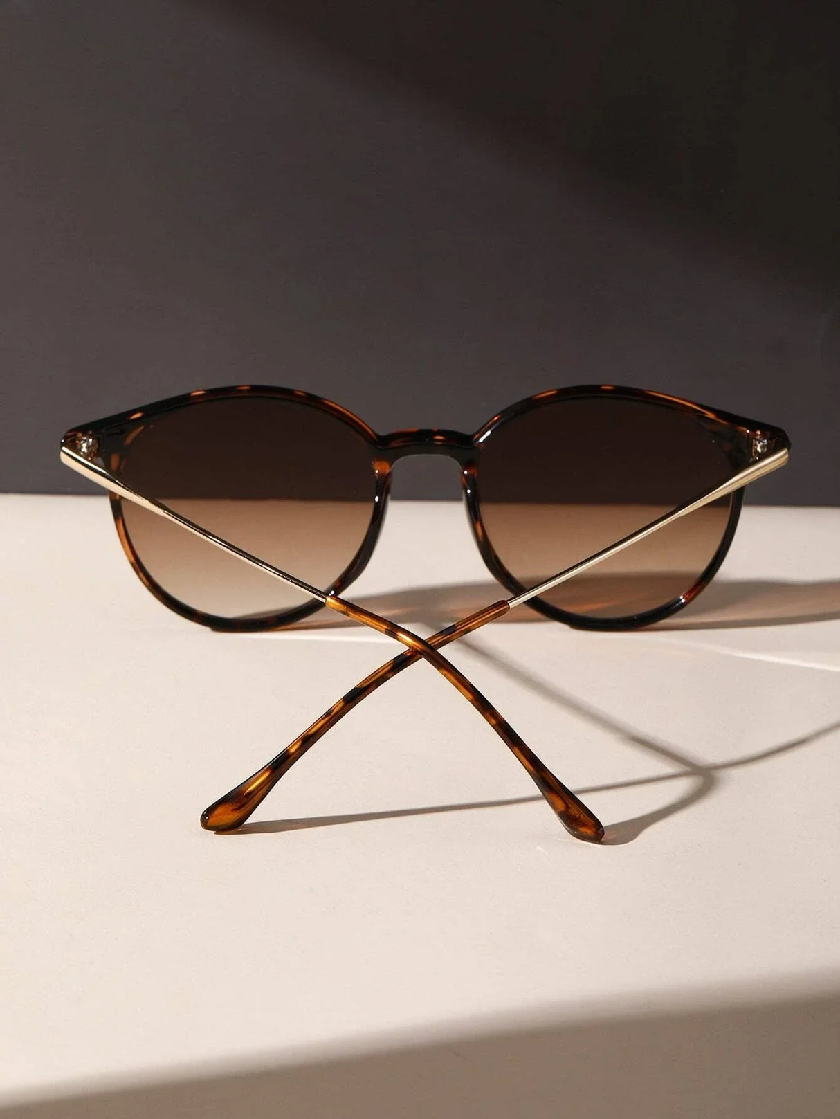 Buy Shein Leopard Tinted Lens Fashion Glasses in Pakistan