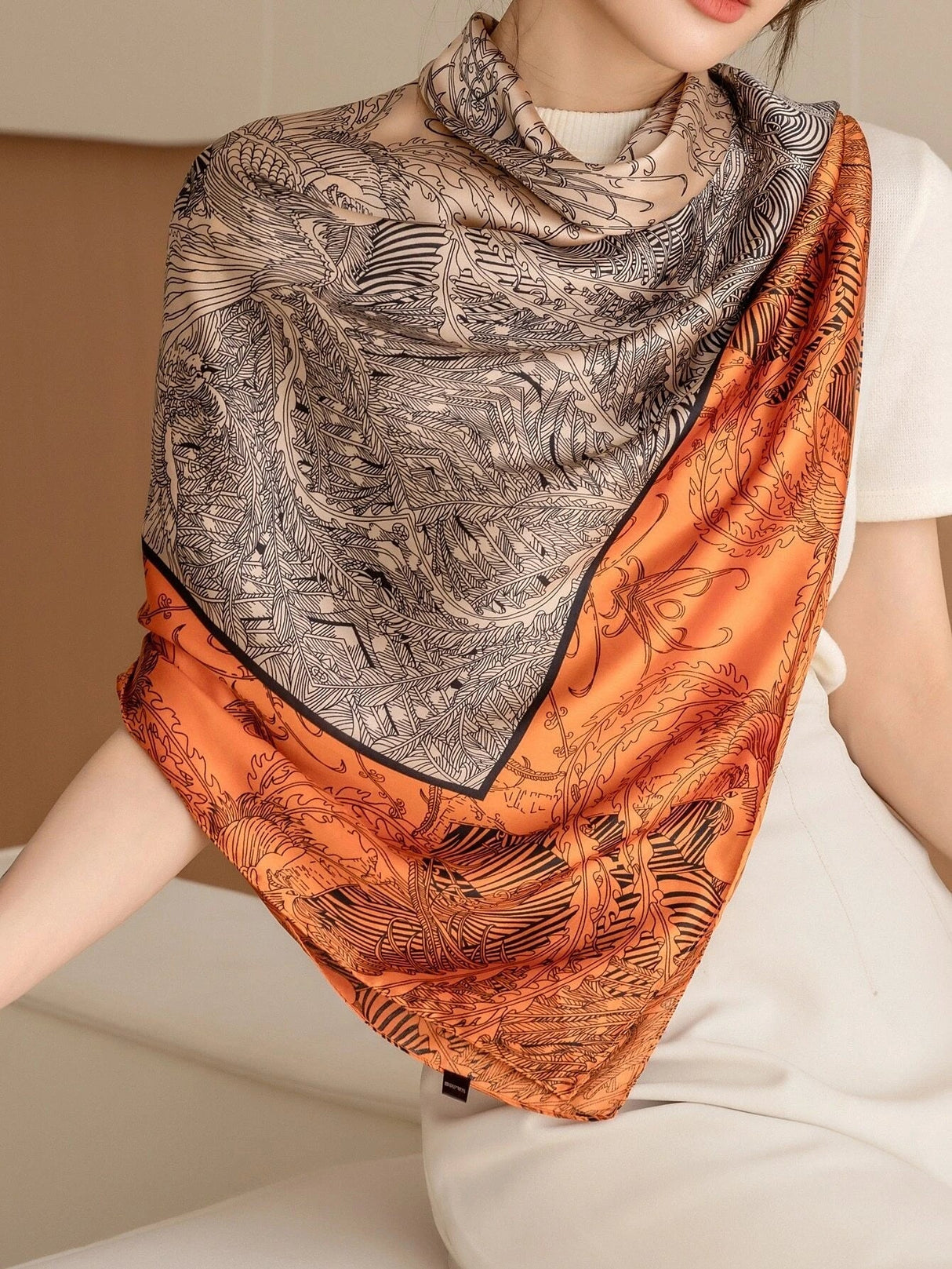 Buy Shein Bird Print Bandana in Pakistan