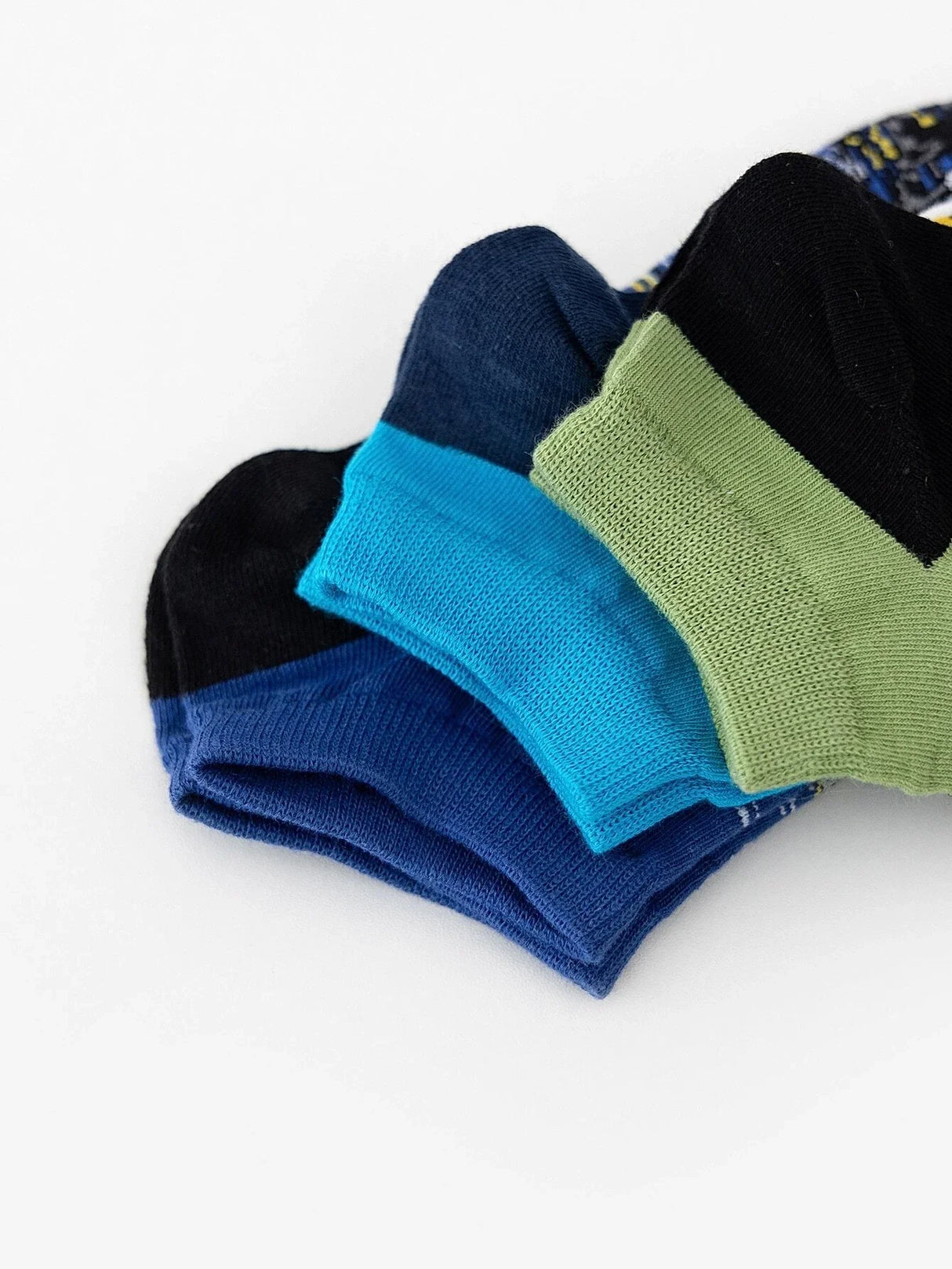 Buy Shein 3pairs Galaxy & Figure Graphic Ankle Socks in Pakistan