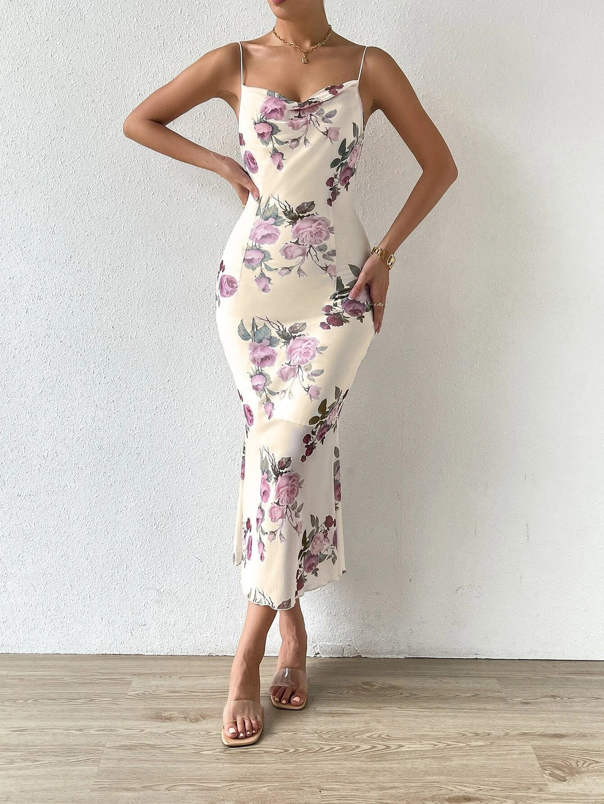 Buy Shein Unity Floral Print Cami Dress in Pakistan