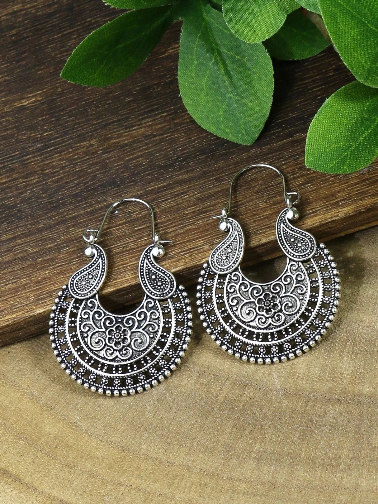 Buy SHEIN EMERY ROSE 6pairs Hollow Out Hoop Earrings in Pakistan