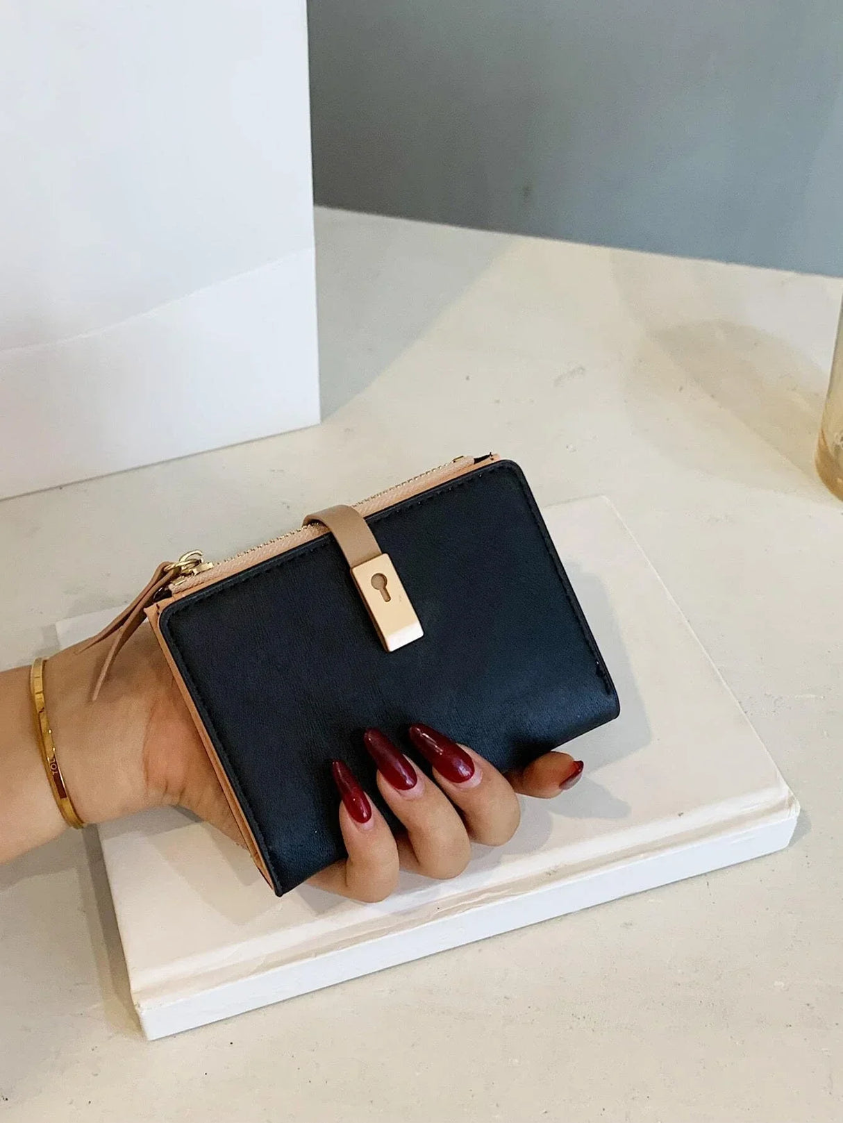 Buy SHEIN Snap Button Small Wallet in Pakistan