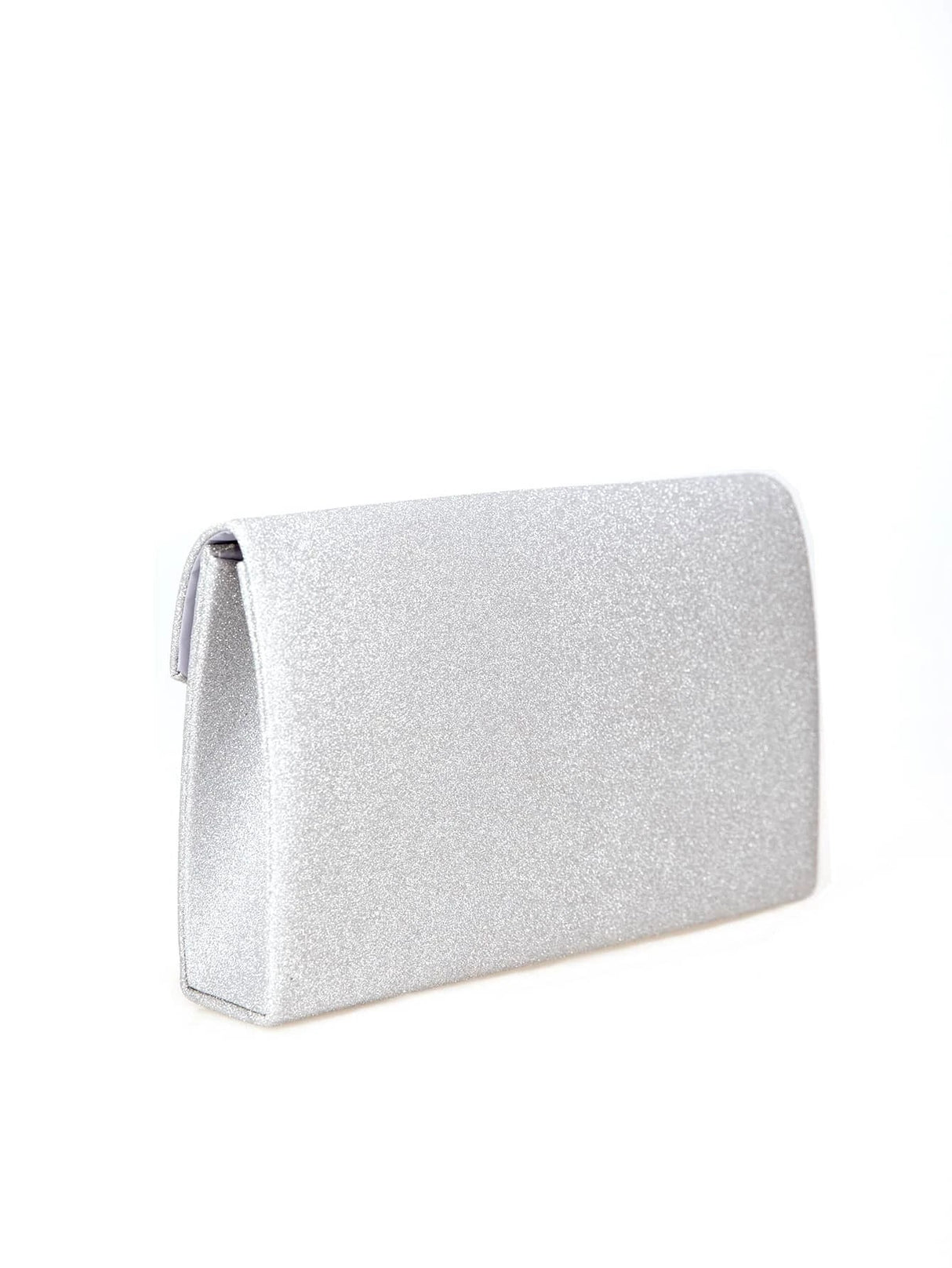Buy Shein Glitter Metal Decor Flap Square Bag in Pakistan