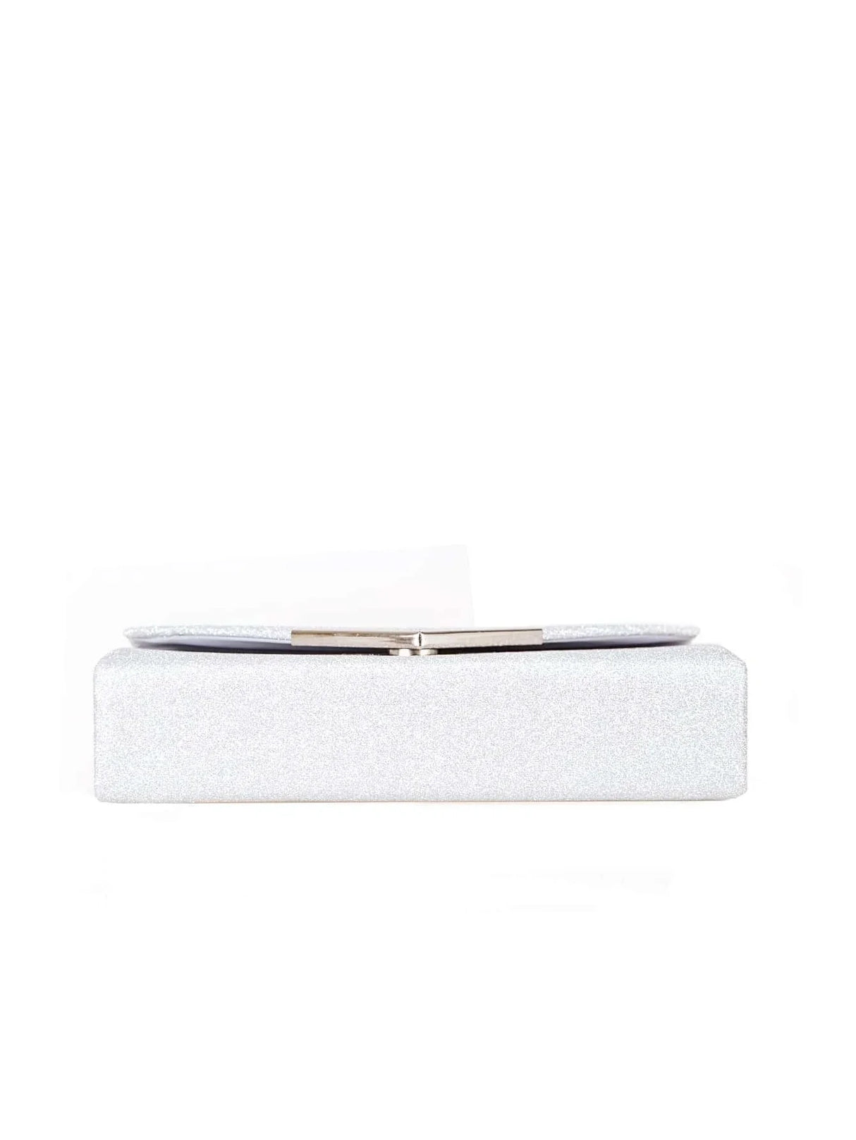 Buy Shein Glitter Metal Decor Flap Square Bag in Pakistan