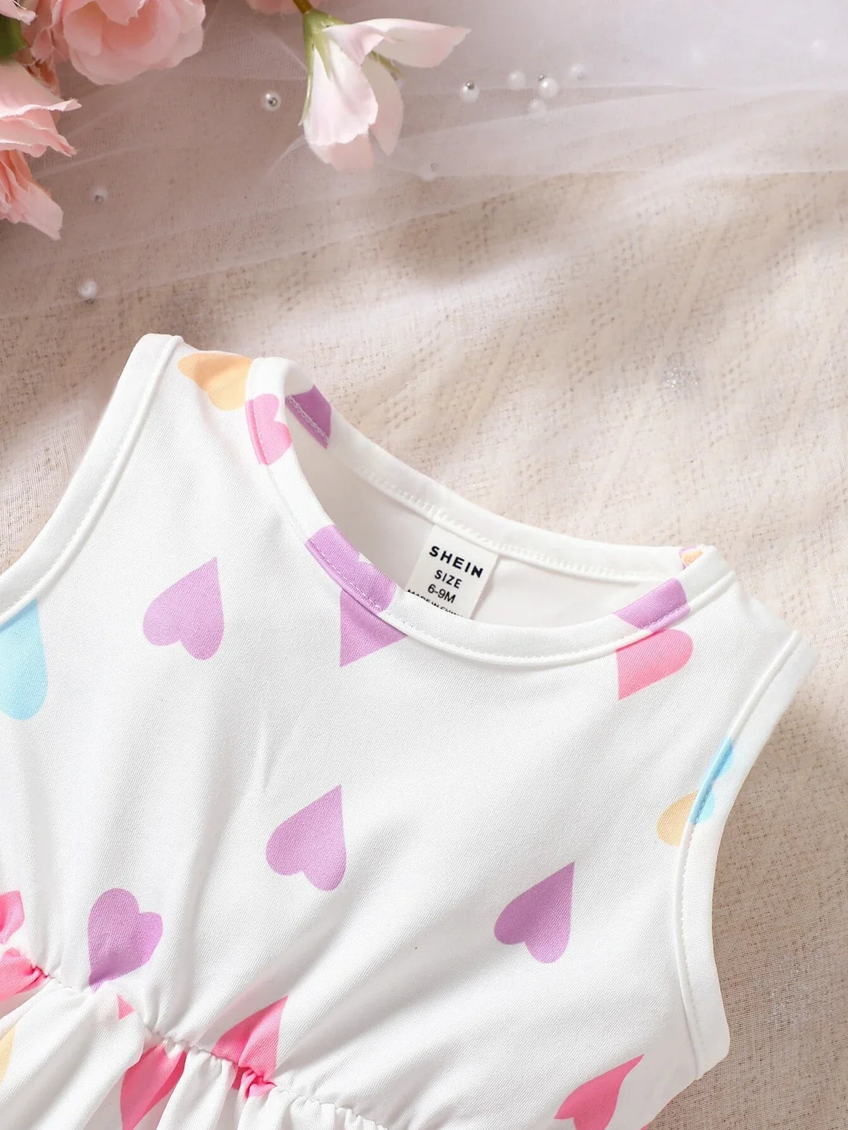 Buy SHEIN Baby Heart Print Dress in Pakistan