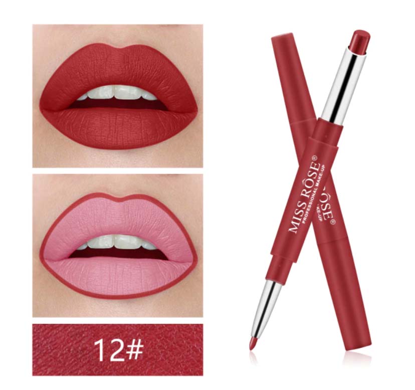 Buy Miss Rose High Pigment 2 In 1 Lip Liner + Lipstick in Pakistan