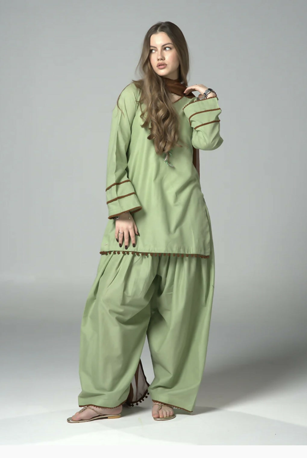 Mint Shalwar Kameez | Women Locally Made Kurta | Small | Brand New