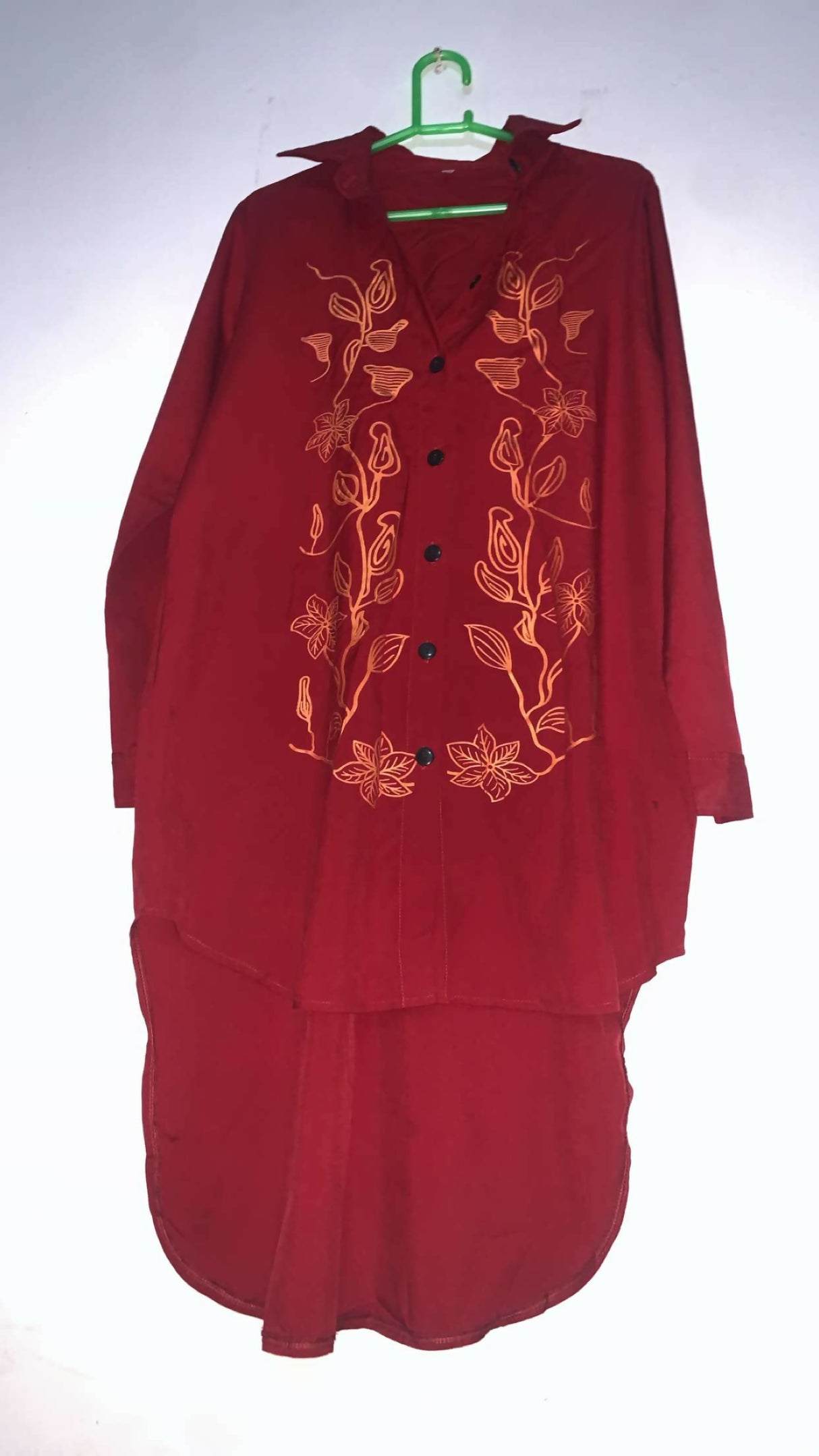 Maroon Stylish Western Top | Women Tops & Shirts | Medium | Preloved