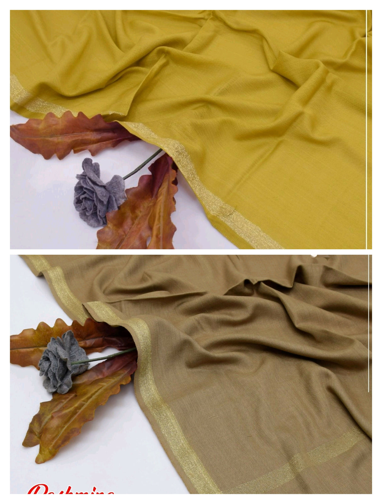 Pack of 2 shawls | Pashmina Wool shawl | Women Accessories | Brand New