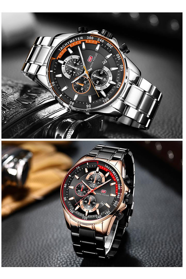Buy Mini Focus MF-0218G-3 Watch for Men in Pakistan