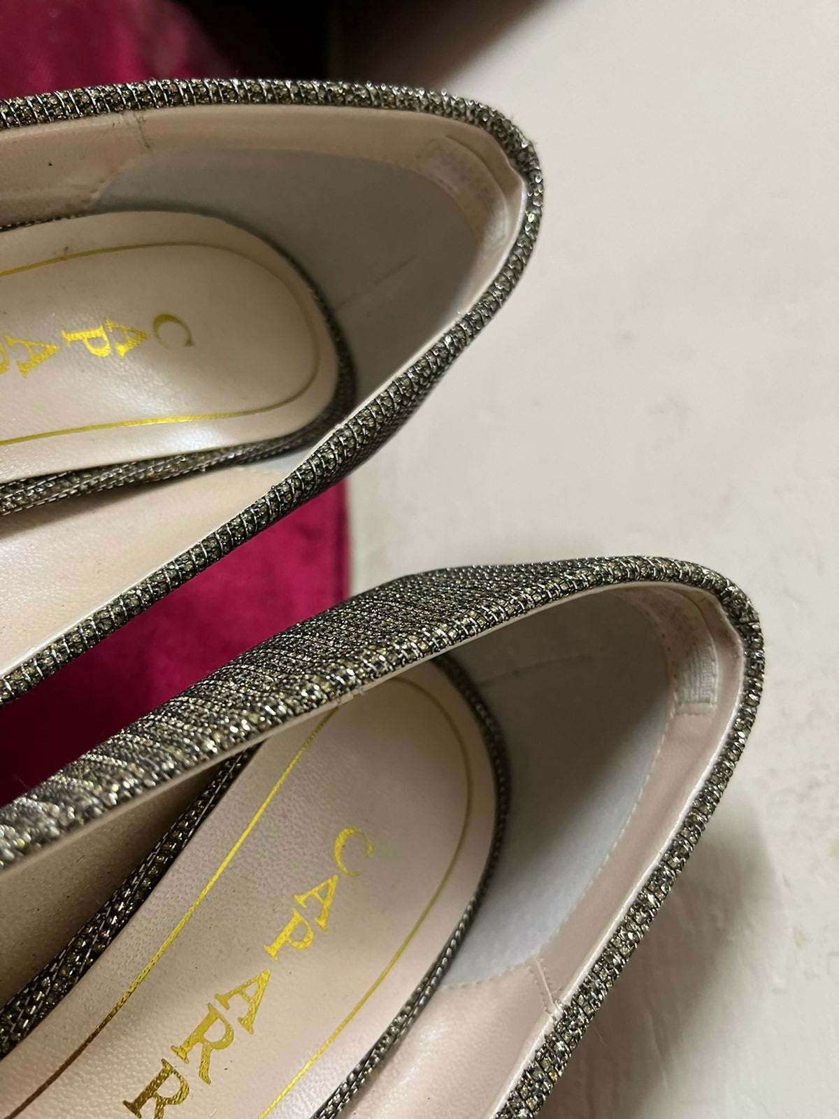 Capparos (USA) | Dull Gold Shiny Heels | Women Shoes | Size: 6.5 | Preloved