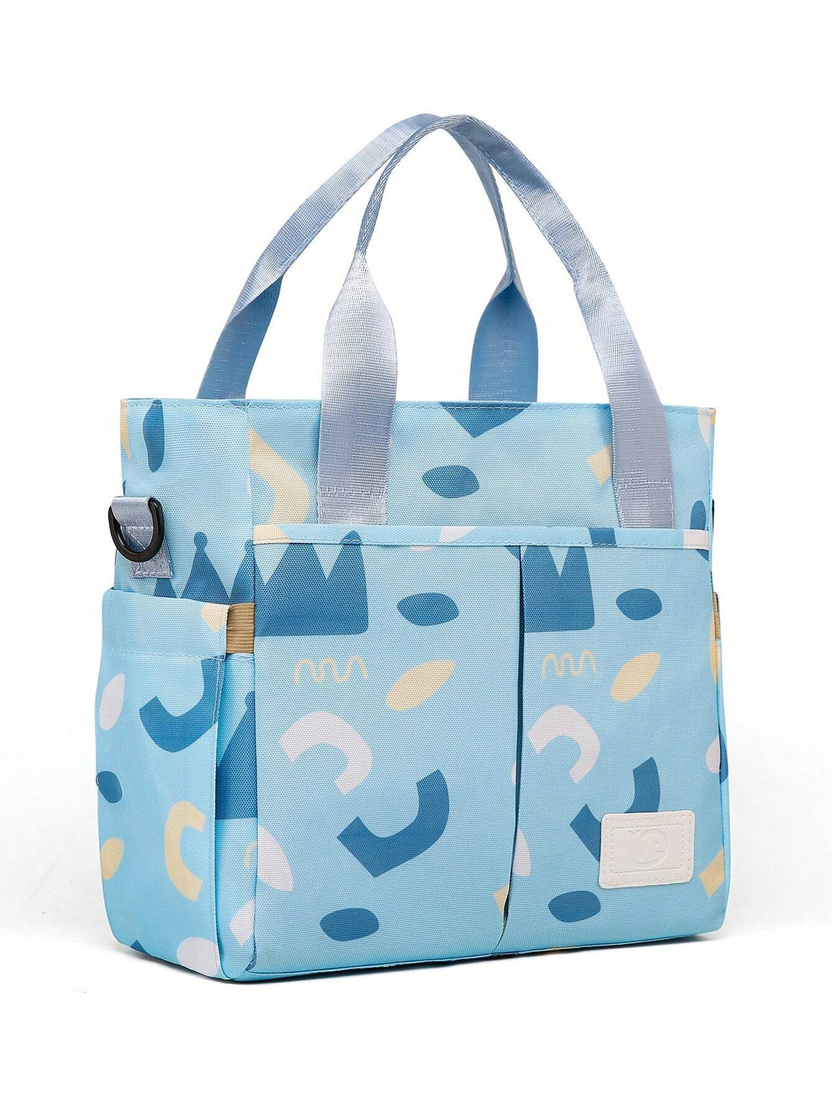 Buy SHEIN 1pc Multifunctional Mother & Baby Diaper Bag Fashionable Printed Waterproof Cloth Bag Women Handbag Baby Bottle Storage Bag in Pakistan