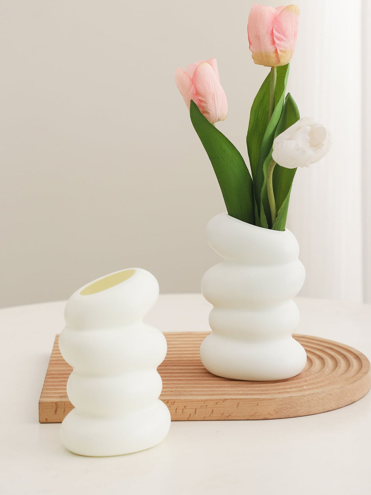 Buy SHEIN Nordic White Plastic Vase in Pakistan