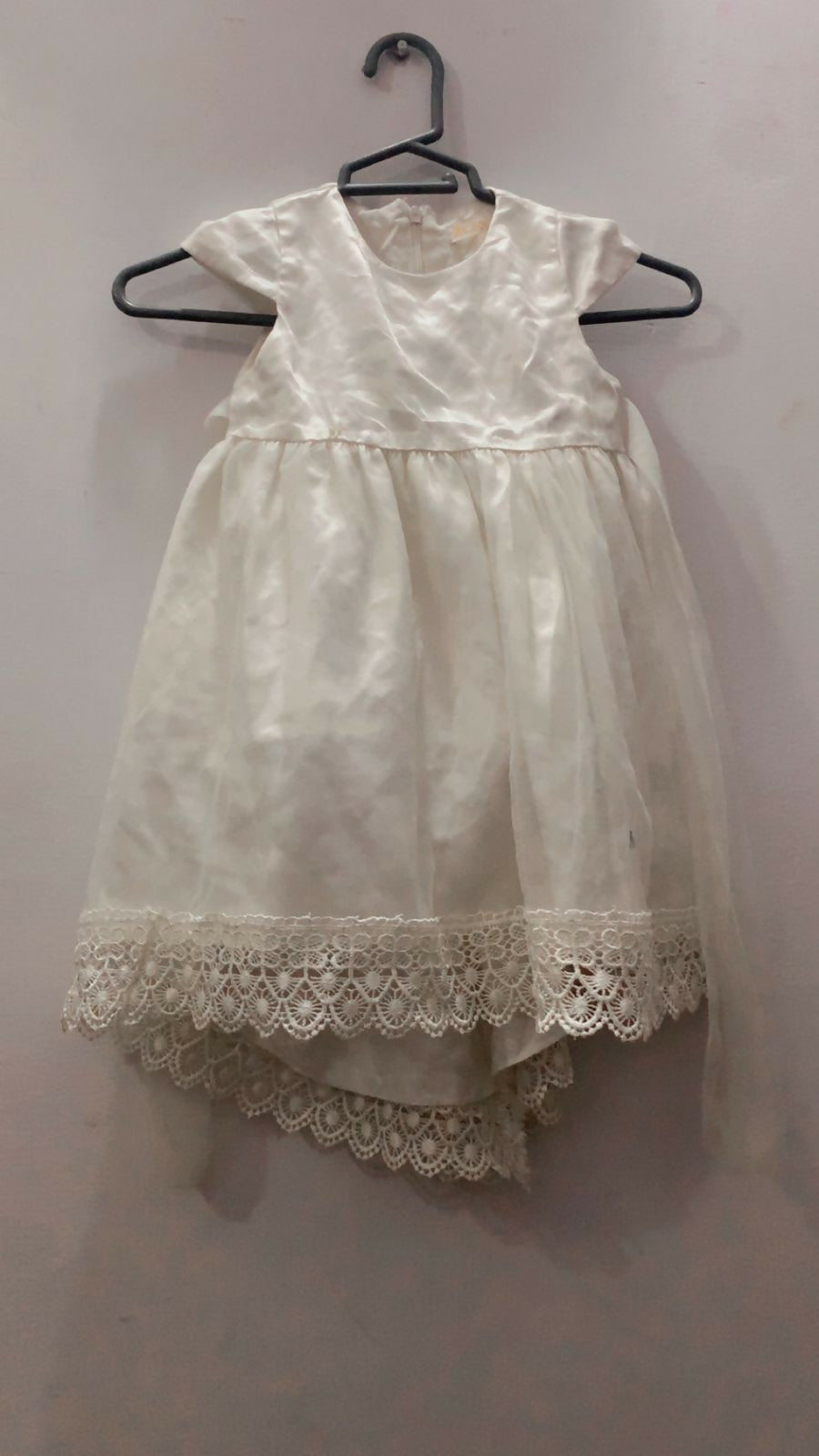 White Net Frock | Girls Skirts & Dresses | Size: 2 to 3Yrs | Preloved