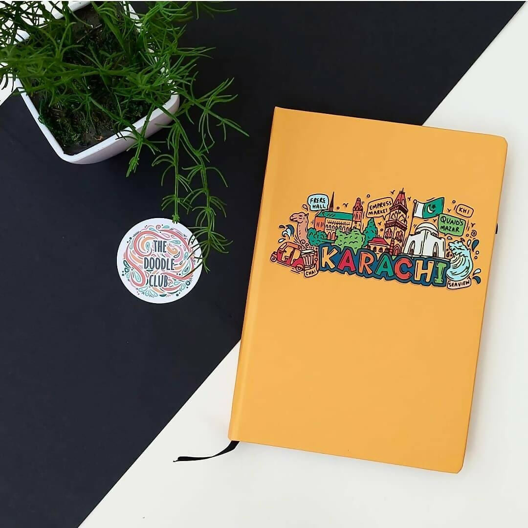 Karachi Doodle Lined Journal Notebook, Diary A5 Journal | For Your Home | Books | New