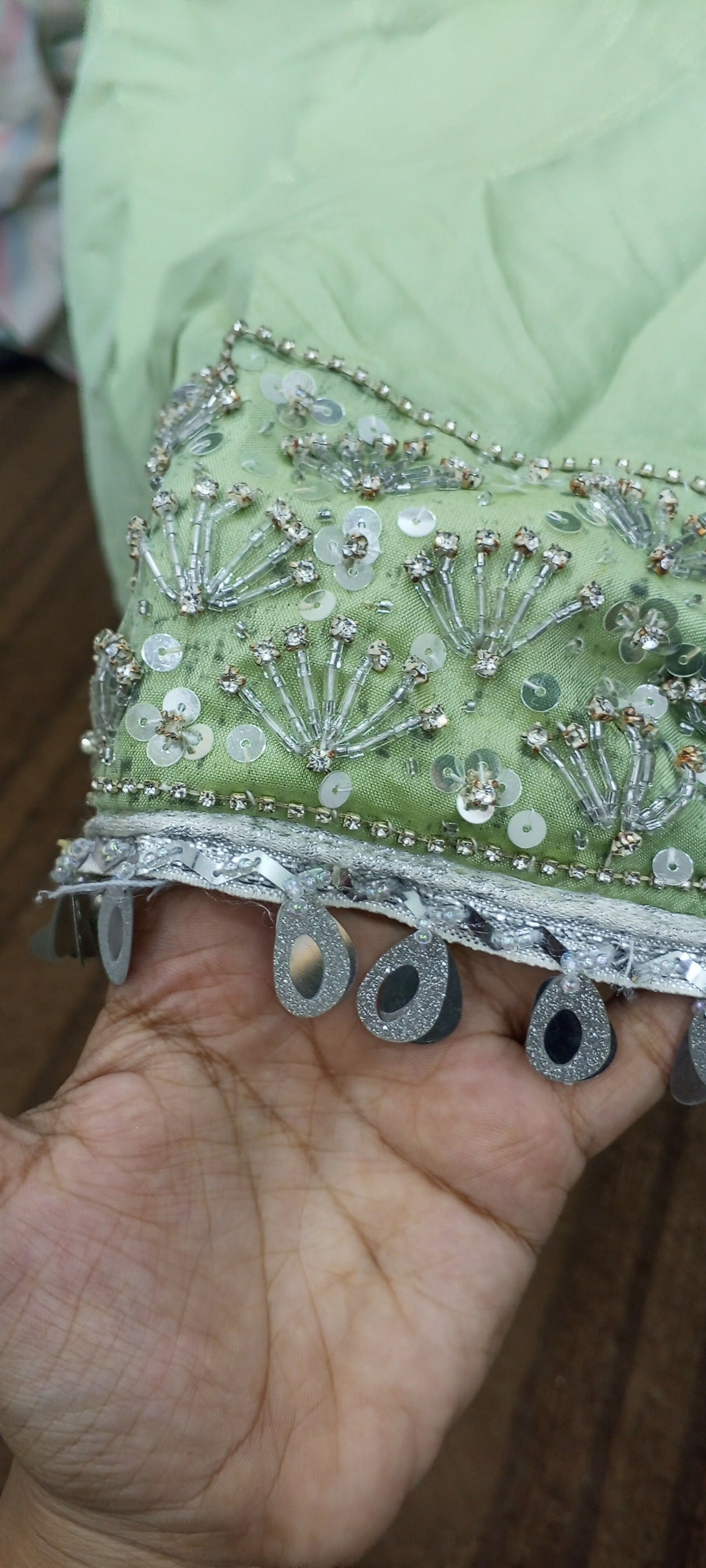 Hand Embroidery Long Frock | Women Locally Made Formals | Medium | New