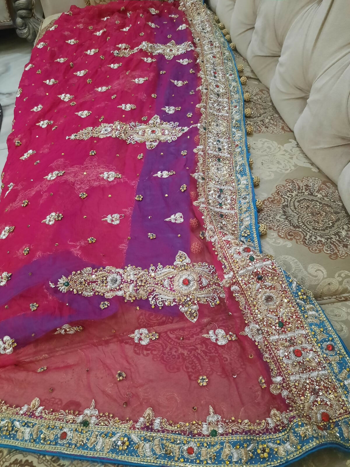 Bridal Sharara | Women Bridals | Baraat | Large | Worn Once