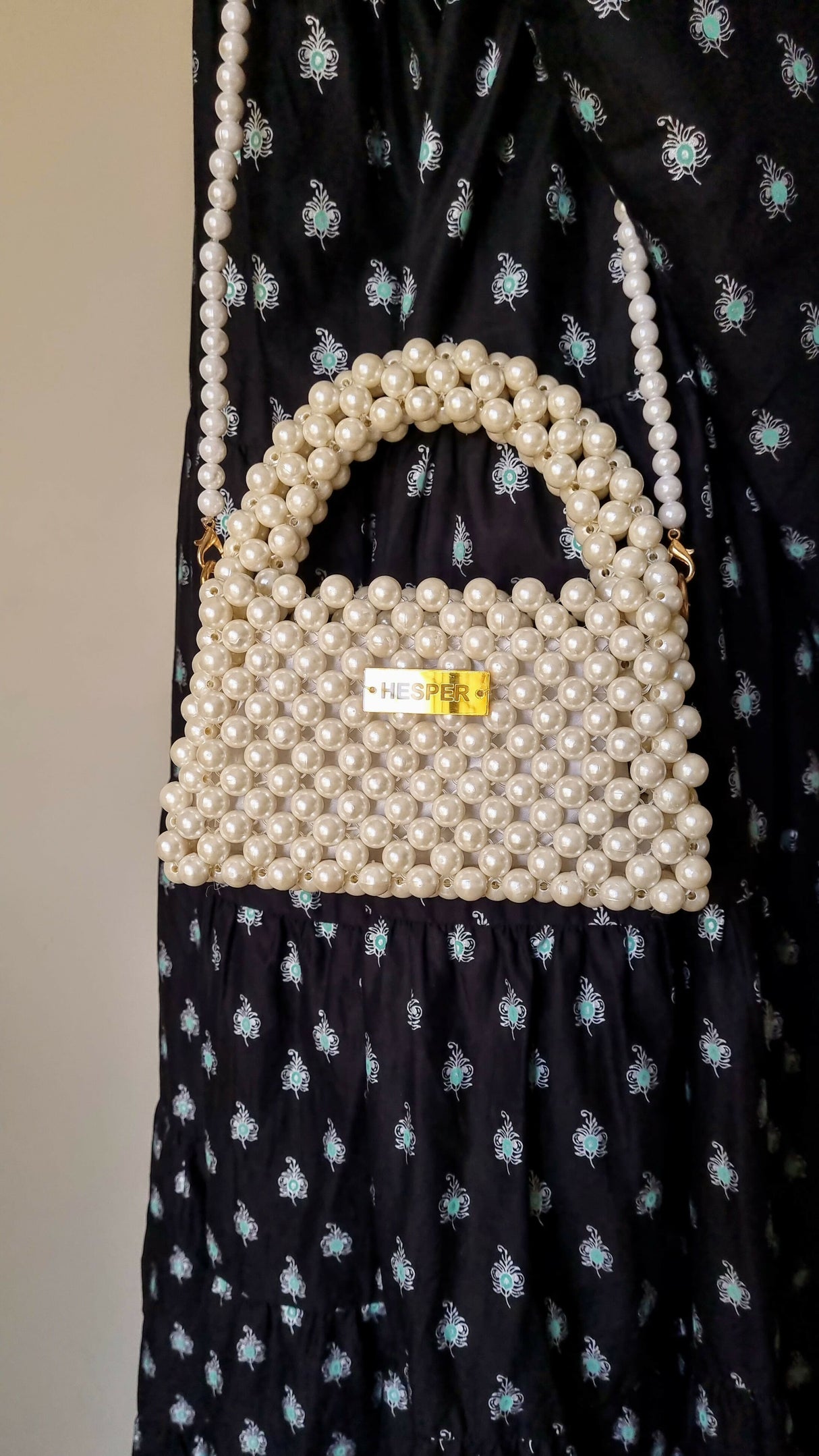 Classic Pearl Beaded Hand Bag | Pearls Bag | Women Bag | Brand New