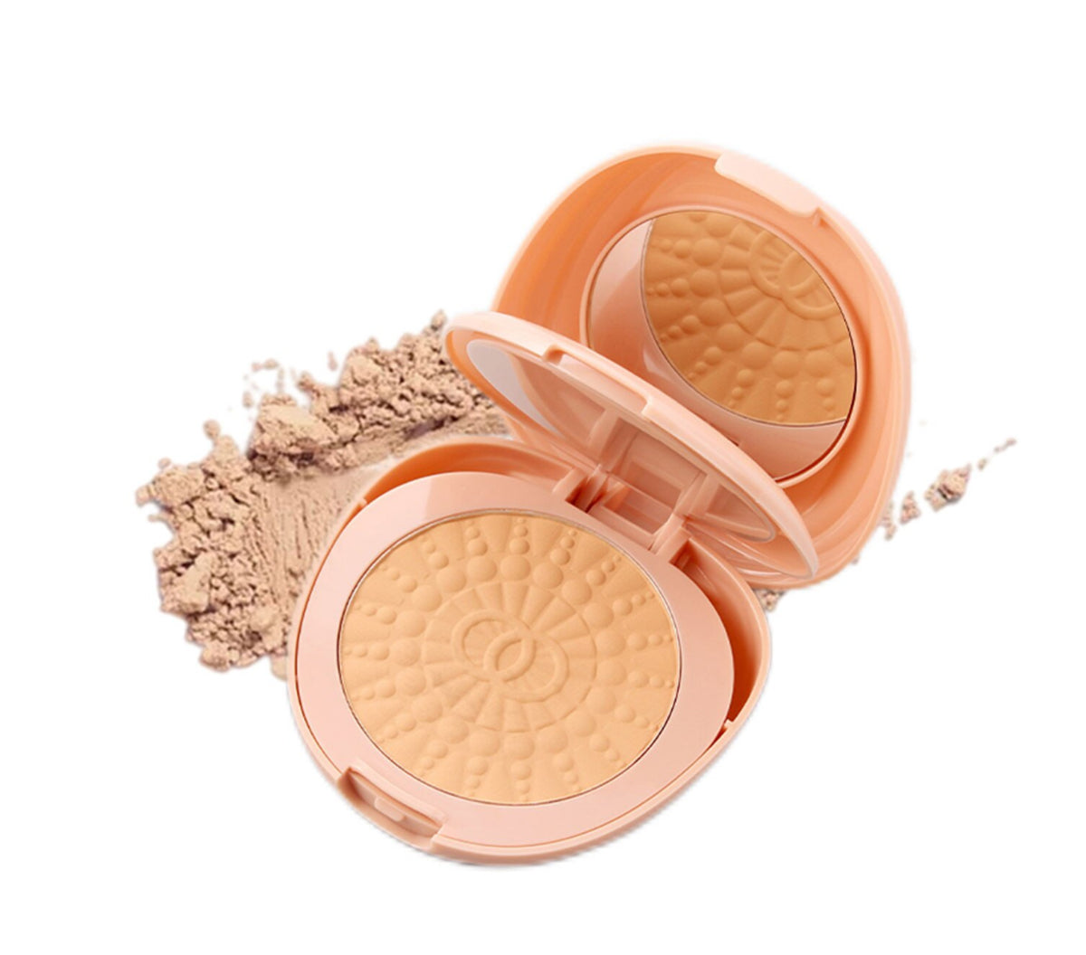 Buy Miss Rose 3 in 1 2 Color Setting Transparent Pressed Compact Powder in Pakistan