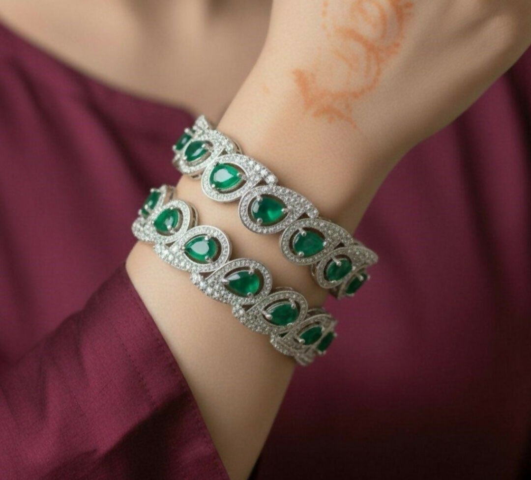 Tear Stone Bangle Set-00006 | Women Jewelry | Bangles/Bracelets | Brand New