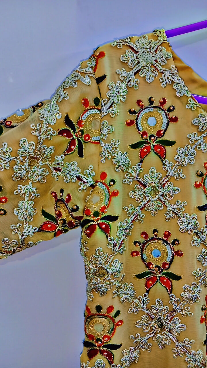 Full Embroidered Shirt | Women Locally Made Foramls | Small | Worn Once