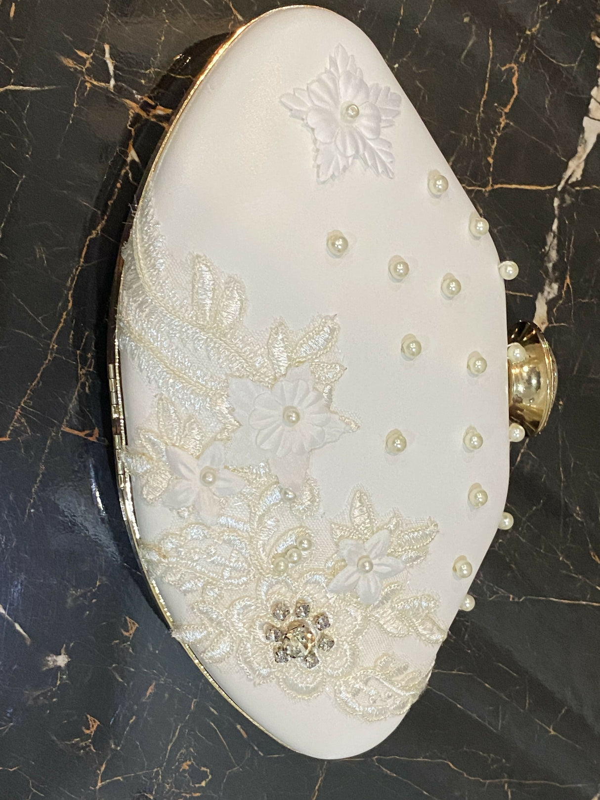 Luxury White Clutch | Women Bags | Medium | New