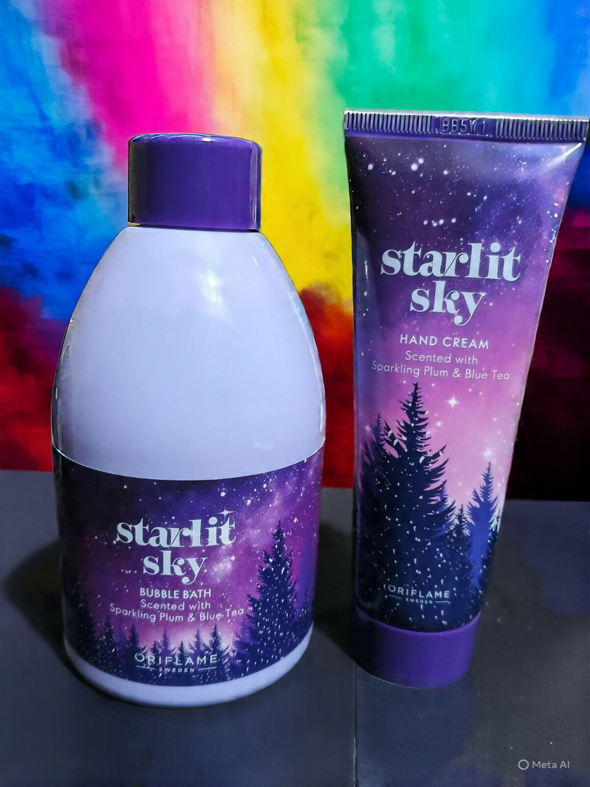 Oriflame | Starlit Sky Bubble Bath & Starlit Sky Hand Cream | Women Beauty Skincare | Face | Brand New