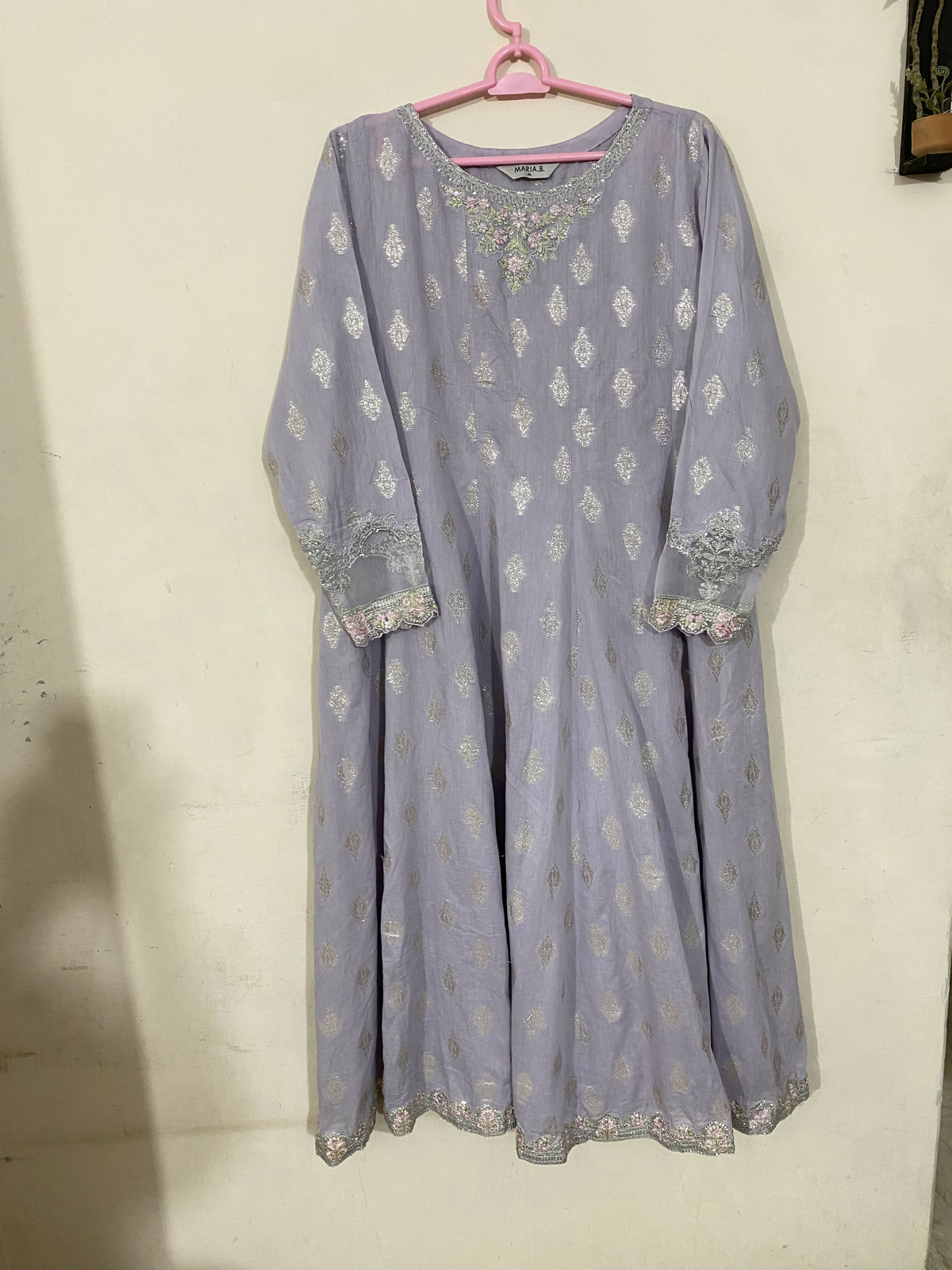 Maria B | Women Branded Kurta | Grey | XLarge | Preloved
