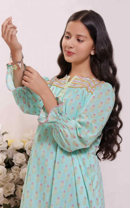 Oaks Kids Frock | Kids | Girls Shalwar Kameez | Size: 9-10 Yrs|Worn Once