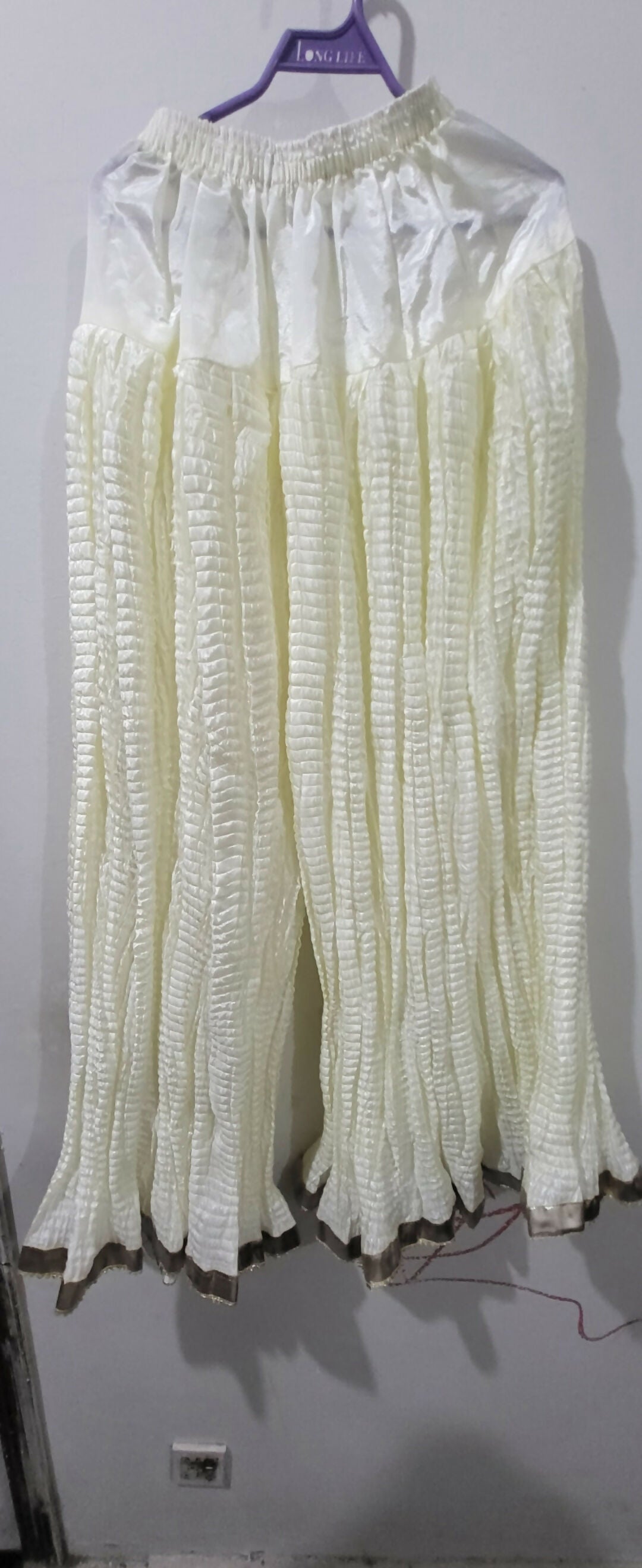 Crushed Sharara Set | Women Locally Made Formals | Medium | New