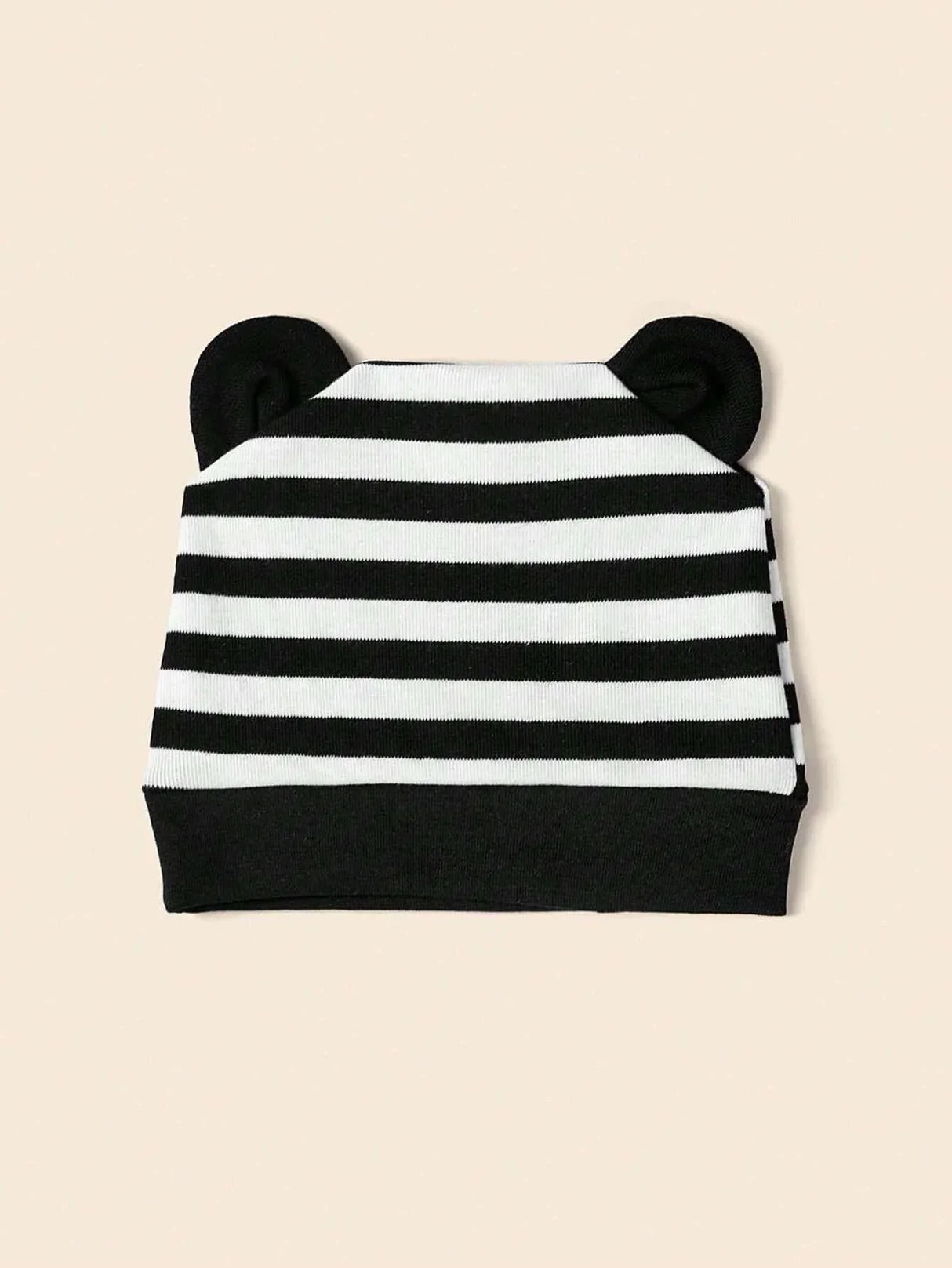 Buy SHEIN 3pcs Baby Striped Pattern Cartoon Ear Decor Hat in Pakistan