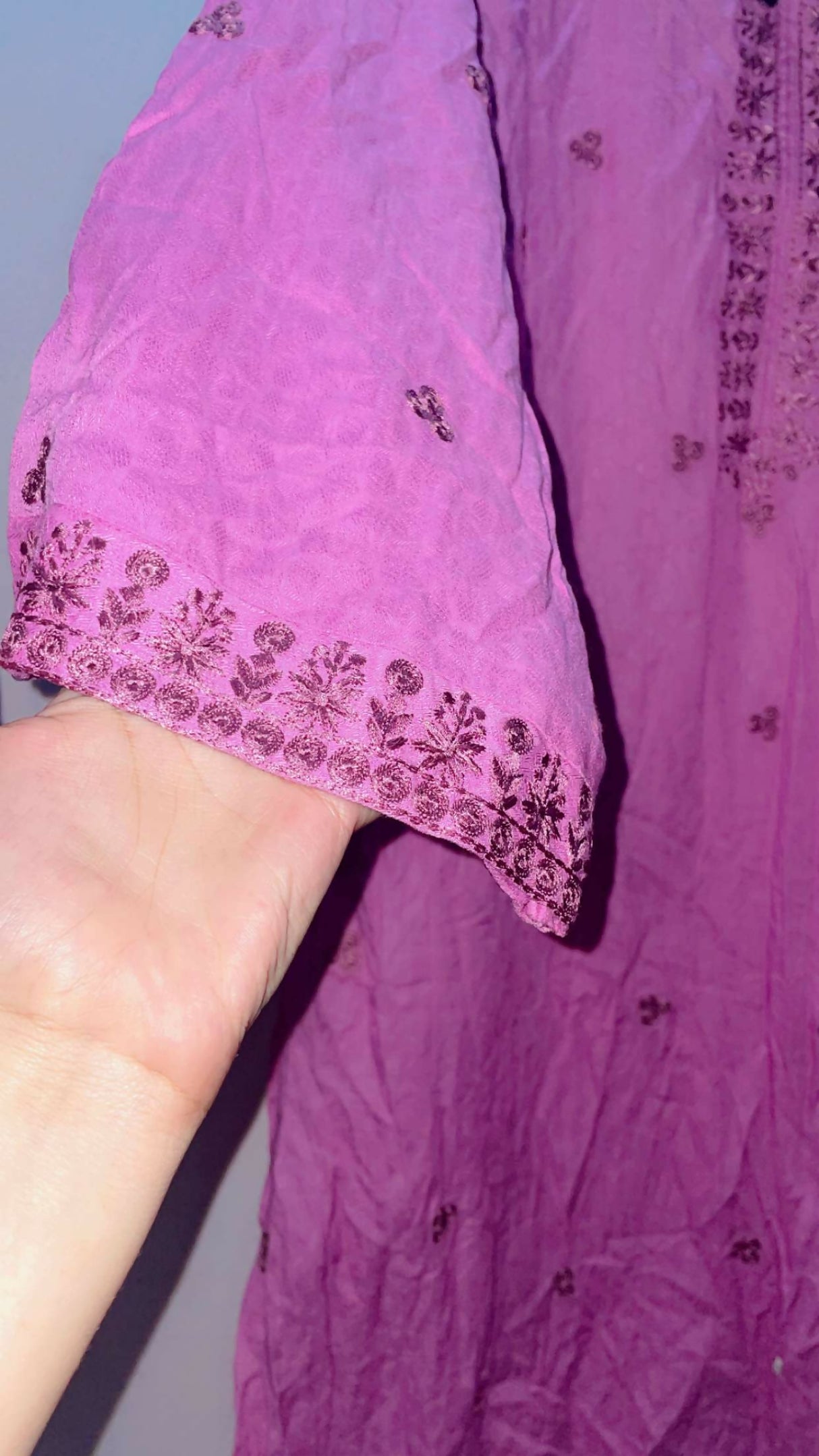 Beyond East | Women Branded Kurta | Medium | Pink | Worn Once