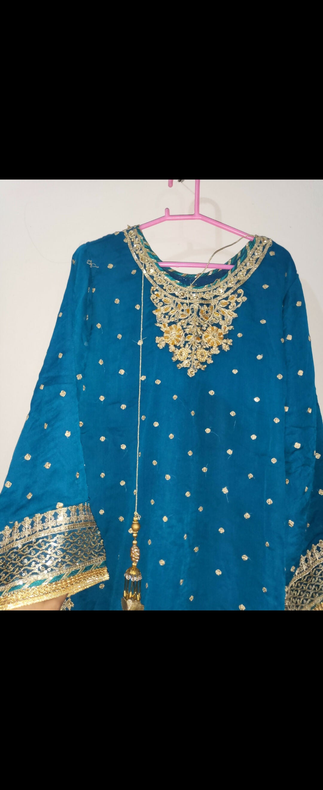 Sharara Set | Women Locally Made Formals | Medium | Worn Once
