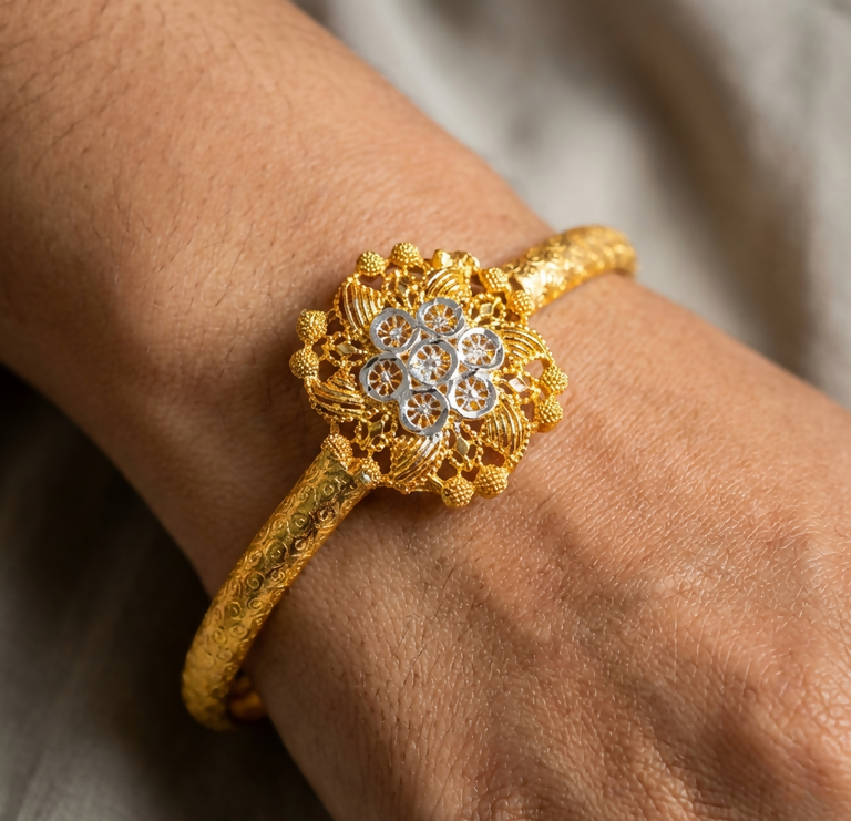 Flower Round Bracelet-00217 | Women Jewelry | Bangles/Bracelets | Brand New