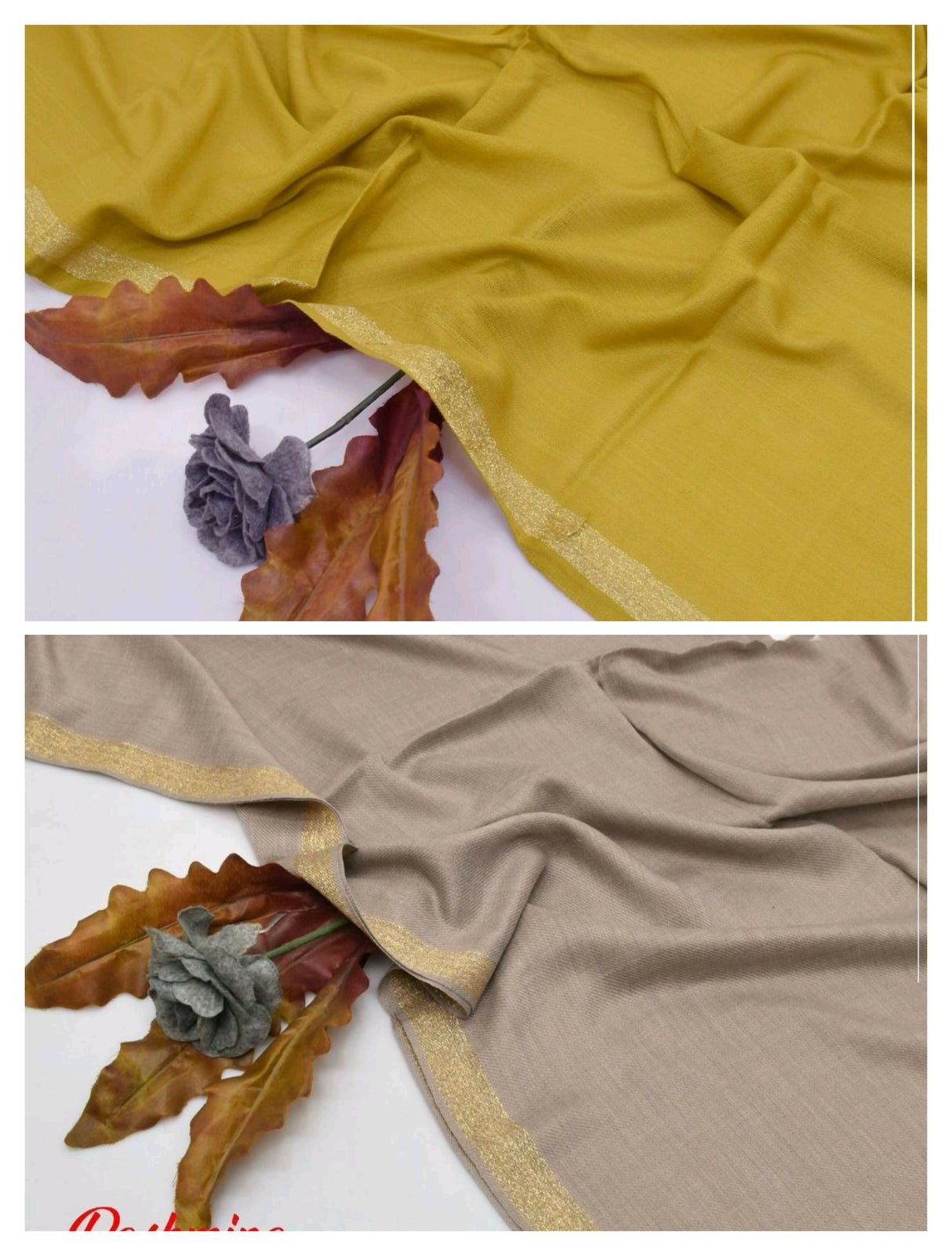 Pack of 2 shawls | Pashmina Wool shawl | Women Accessories | Brand New