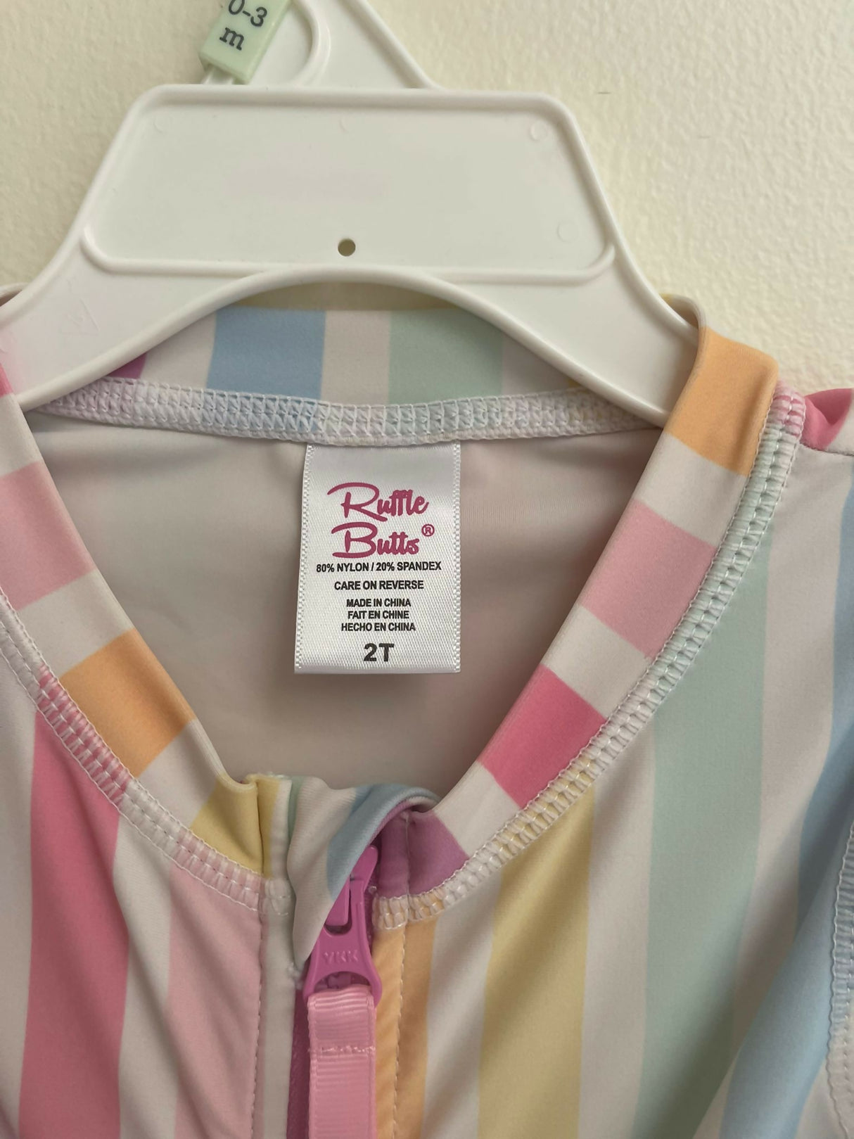 Ruffle | Swim Top Rashguard | Girls Tops & Shirts | Size 2 Yrs | Preloved