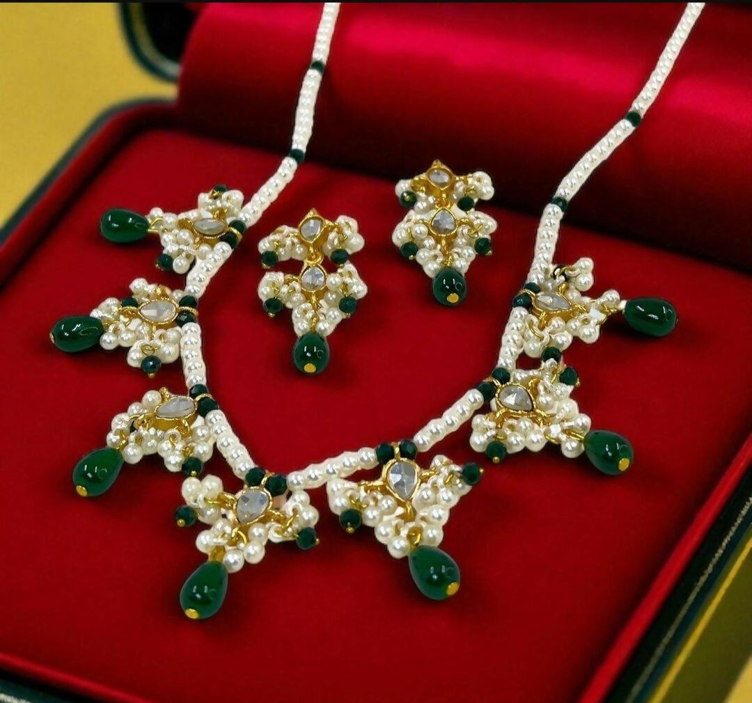 Pearl Drop Necklace Set-00012 | Women Jewelry | Wedding Jewelry & Sets | Brand New