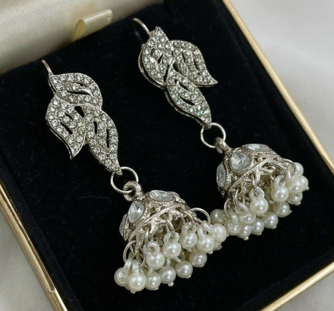 Tear Pearl Drop Jhumki-(00047/00048) | Women Jewelry | Earrings | Brand New