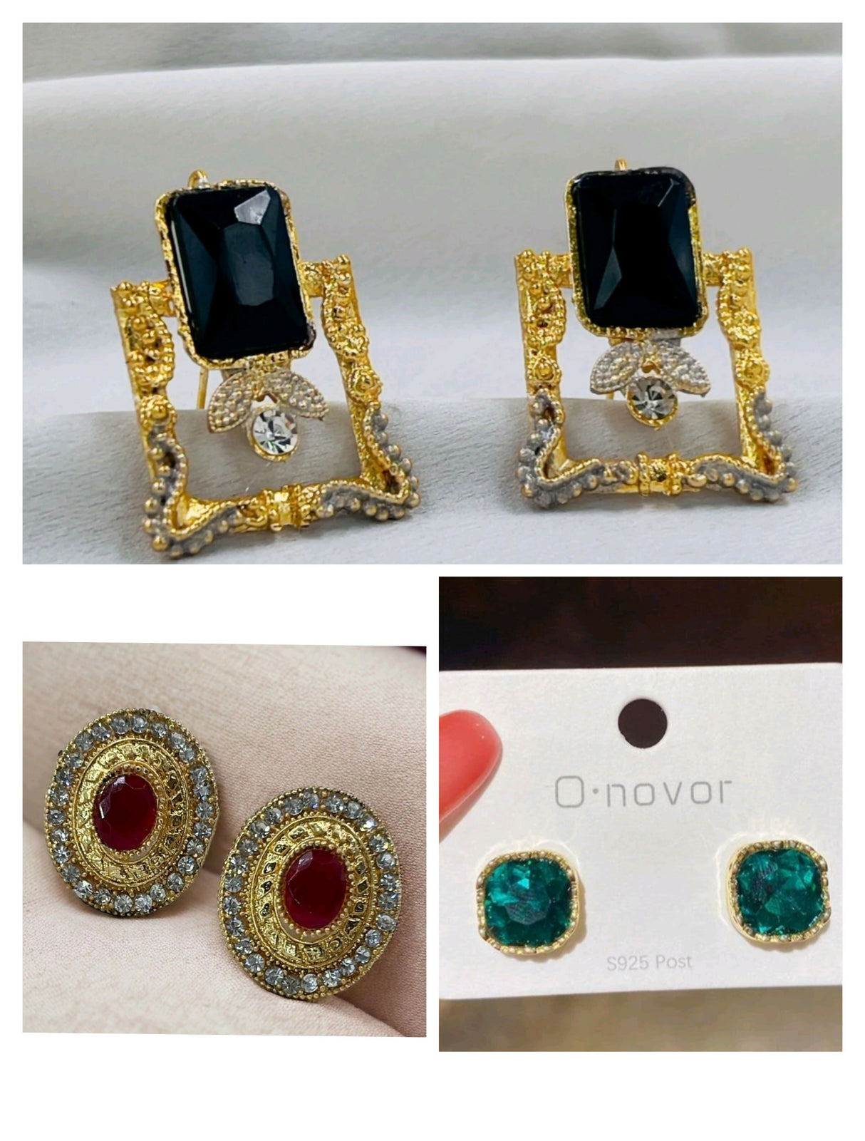 Pack of 3 pairs of earrings (200-176-737) | Women Jewelry | Earrings | Brand New